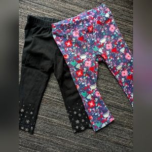 👛10/20$ bundle of two leggings 12-18M